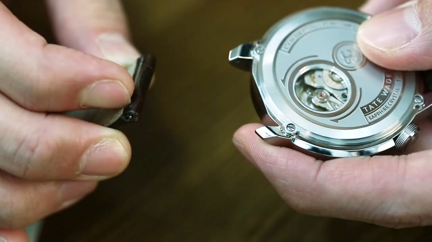 Tate Wade watch easy clip strap - interchangeable strap system